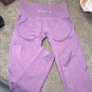 NVGTN Purple Seamless Contour Leggings